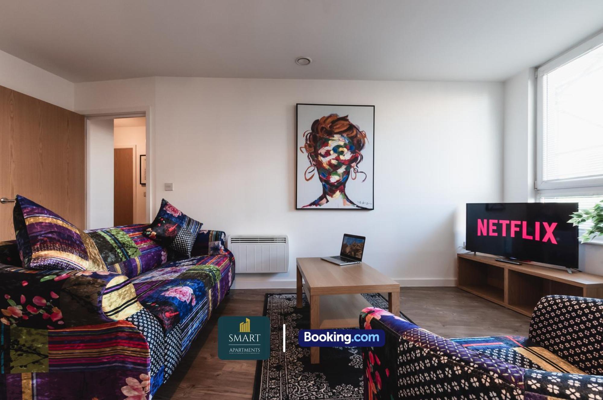 Spacious City Center Apartment By Smart Apartments Short Lets & Serviced Accommodation Apartment Southampton With Free Wifi Exterior foto